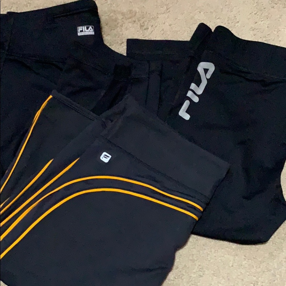 Fabletics and fila leggings